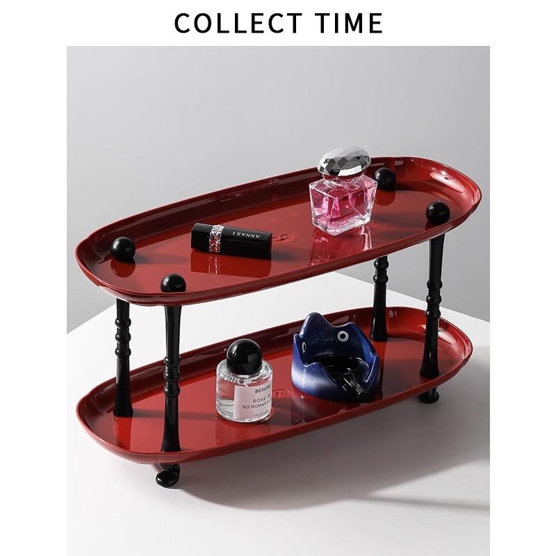 Luxury Skincare Tray - ضوء فاخر نمط الأسرة الحمام سطح
