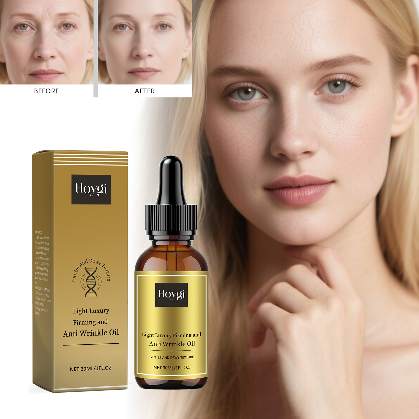 Luxury Skincare Line - ثبات العناية بالوجه زيت رفع المضادة