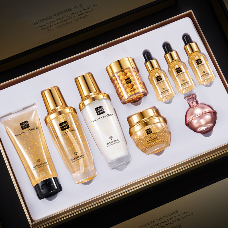 النساء 24K الذهب العناية بالبش - مراجعة Luxury Gold Skincare وسعره