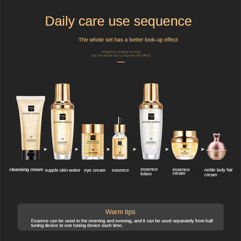 النساء 24K الذهب العناية بالبش - مراجعة Luxury Gold Skincare وسعره