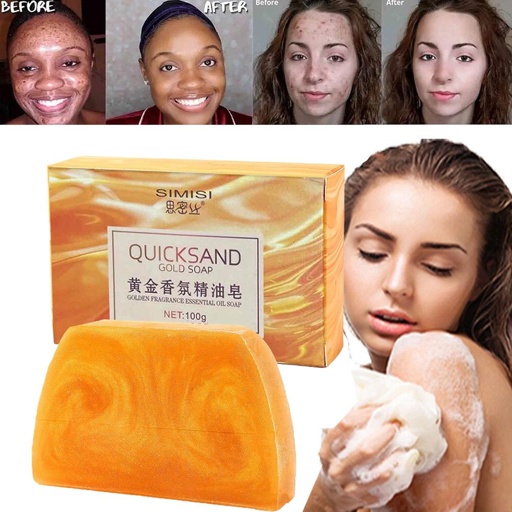 صابون ذهبي يدوي الصنع على شكل  - مراجعة Luxury Gold Skincare وسعره