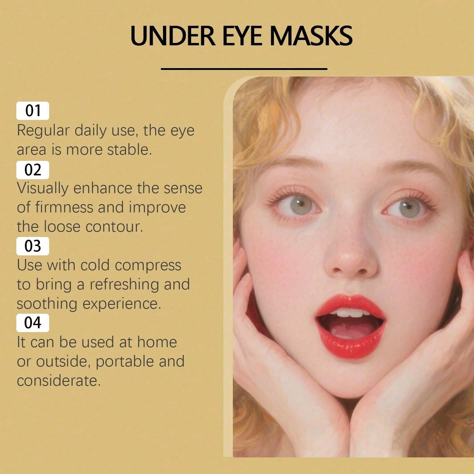 قناع العين بالذهب عيار 24 قيرا - مراجعة Luxury Skincare Line وسعره
