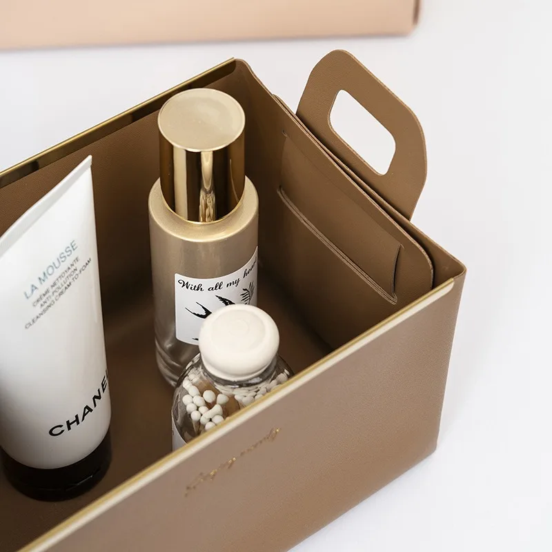صندوق تخزين جلدي، منظم فاخر لم - مراجعة Luxury Skincare Tray وسعره